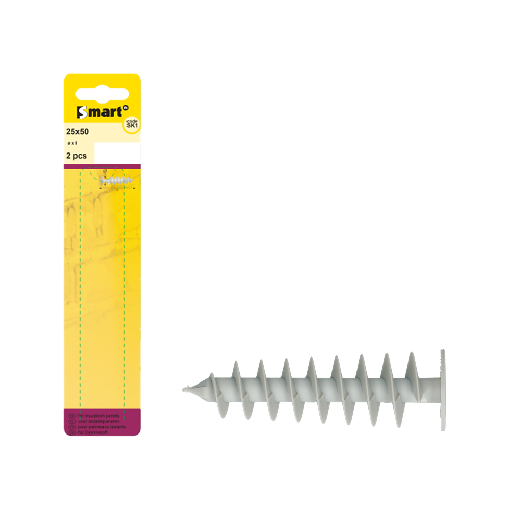 pgb-Europe SMART | S-STY isolatieplaatplug 25x85mm SM0STYN00250085H