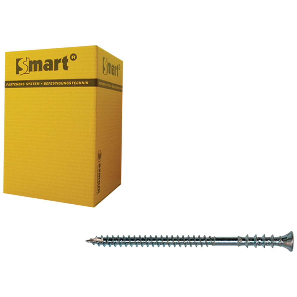 pgb-Europe SMART | Zelfb. regelschroef SMART VZK 6x90 Zn | 100 st SM0ASF0010600903