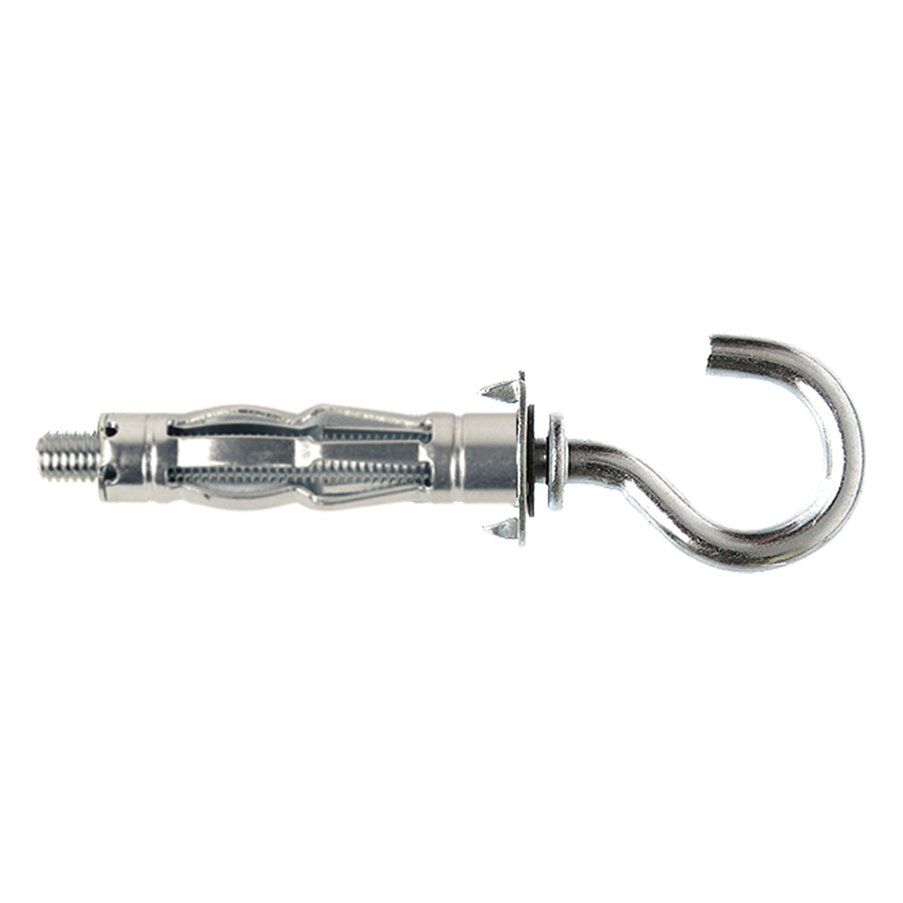 pgb-Europe SMART | Metaal hollewandplug +open haak M4x32 Zn SM0HWC001040032E
