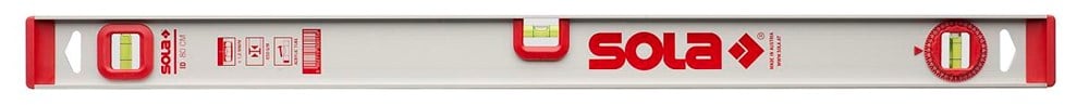 Sola Alu-waterpas I-profiel ID40, 40cm 3 libellen 1,00mm/m 1 lib. 360gr - 01256501 - 01256501