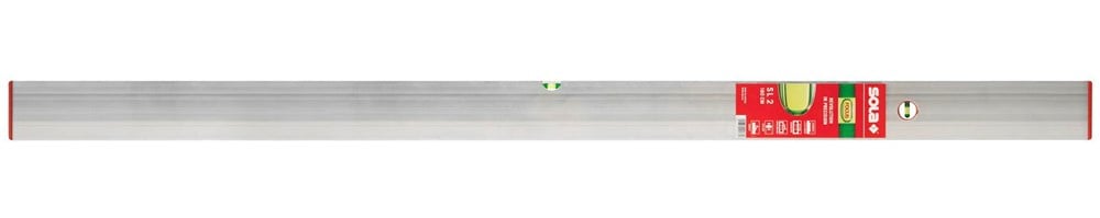 Sola Strijklat SL2/150, 150cm 2 libellen 100x18mm zilver - 02010401 - 02010401