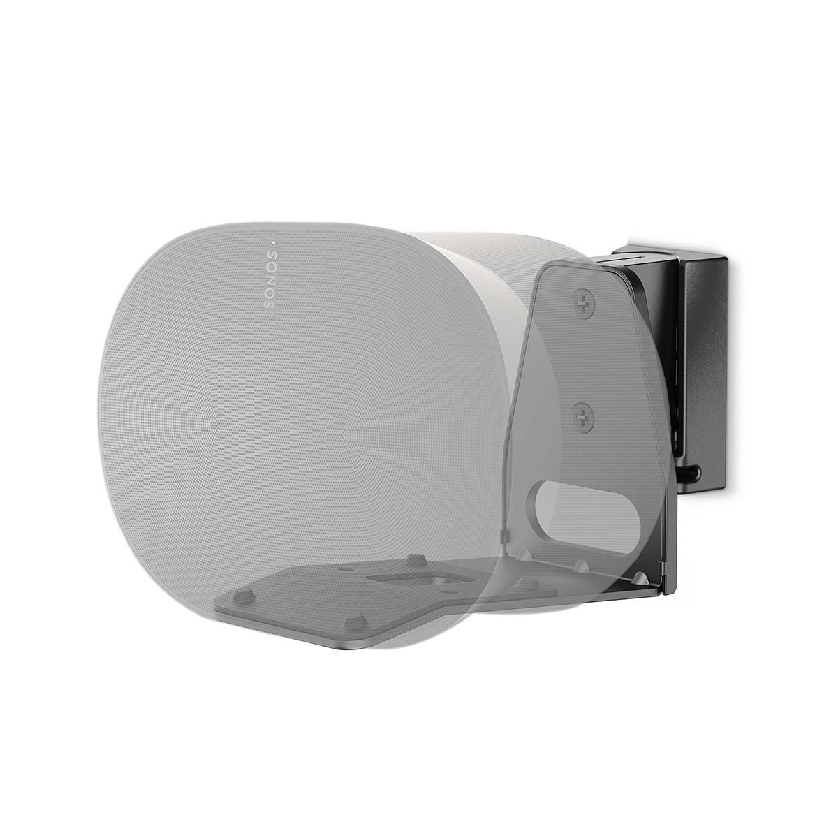 Nedis Speakerbeugel | Geschikt voor: Sonos Era300 | Wand | 5 kg | Kantelbaar Zwenken | Kantelbaar | Draaibaar | ABS Metaal | Zwart SPMT5900BK