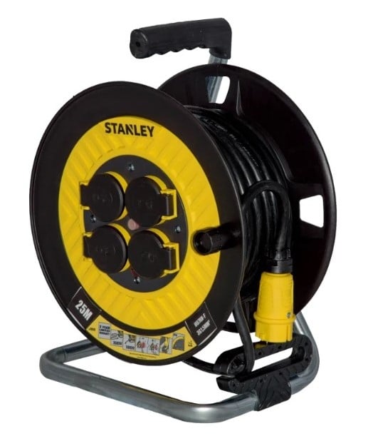 Stanley Kabelhaspel 25m Schuko H07RNF 3x1.5 mm² (Type C) STA274878