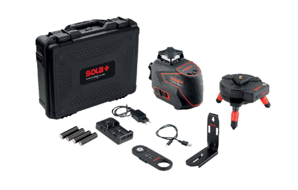 Sola PLANO 3D Green kruislijnlaser RCB set - 71122501 afbeelding 1