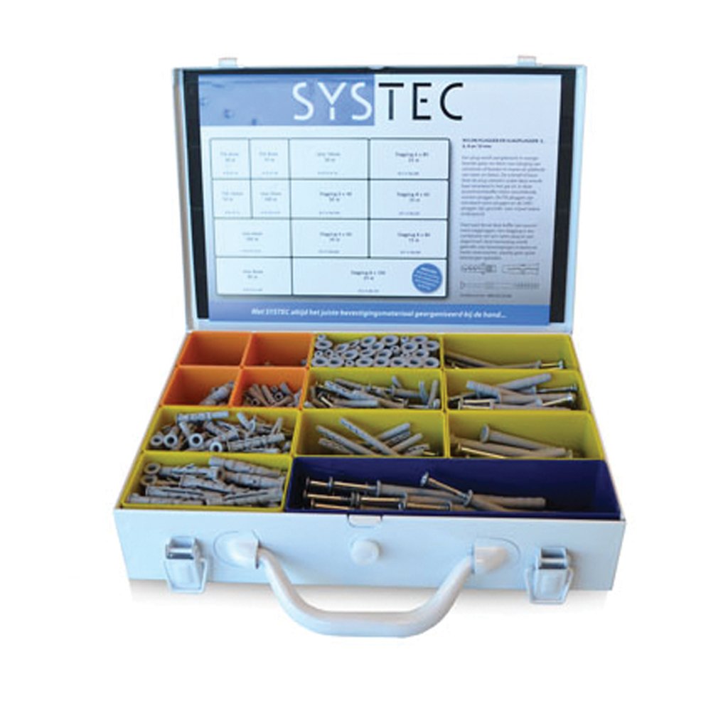Systec Assortimentskoffer Nylon Plug & Slagplug - 8960.60.30306