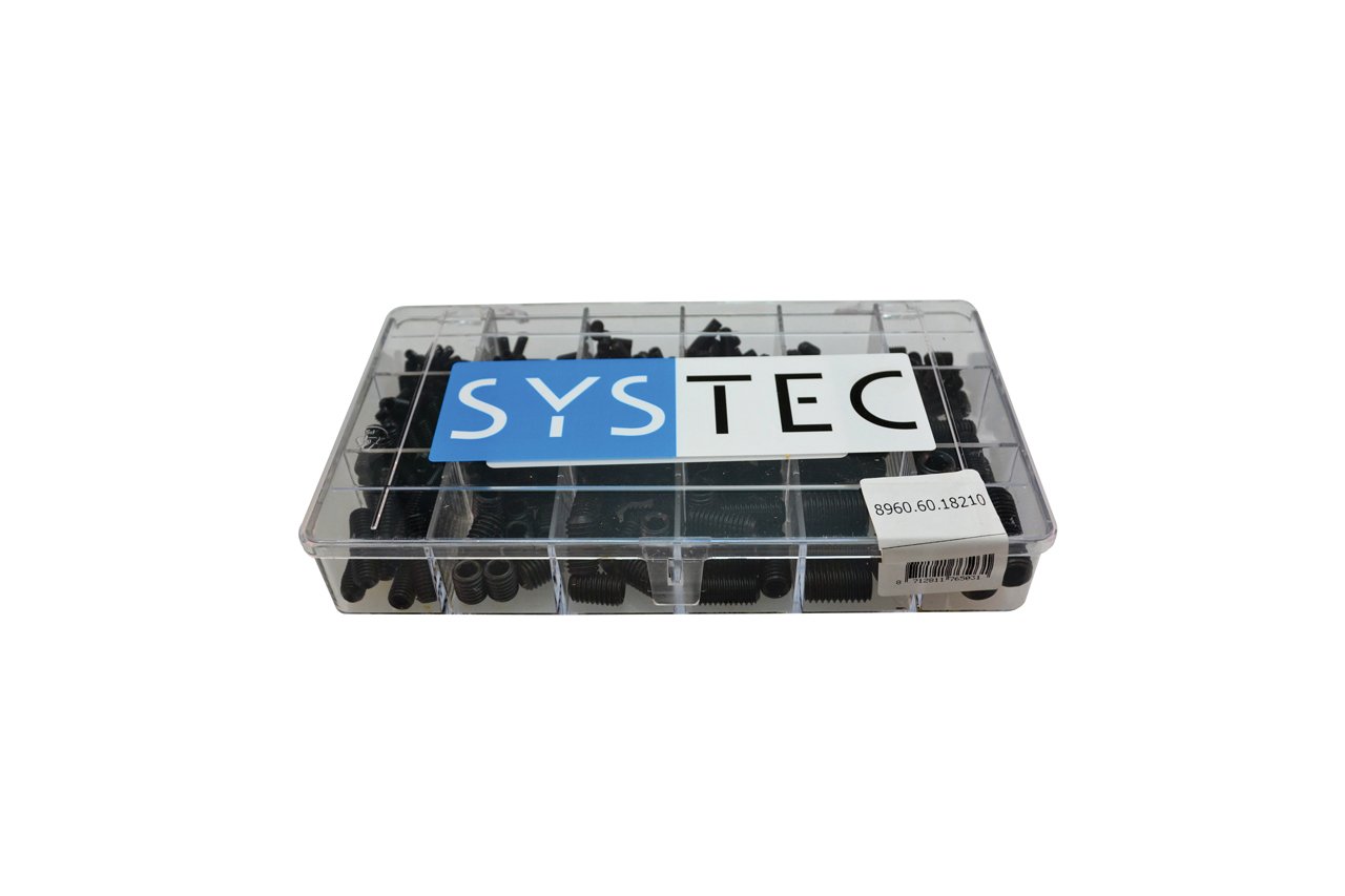Systec Assortimentsdoos 18-Vaks Stelschroef Blank Din916 - 8960.60.18210