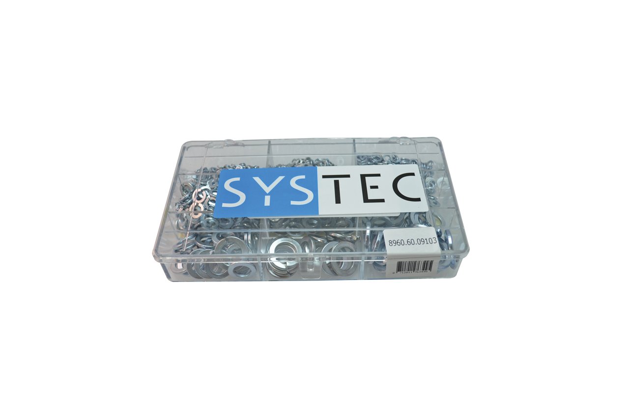 Systec Assortimentsdoos 9-Vaks Veerring Vz Din127B - 8960.60.09103