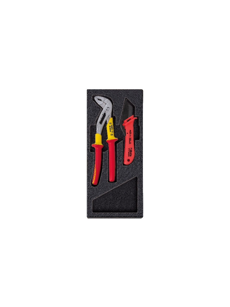 Beta Harde voorgevormde inzetbakken met assortiment gereedschap T136 - 024240136