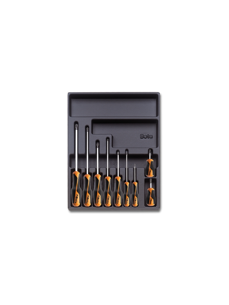 Beta Harde voorgevormde inzetbakken met assortiment gereedschap T168 - 024240168