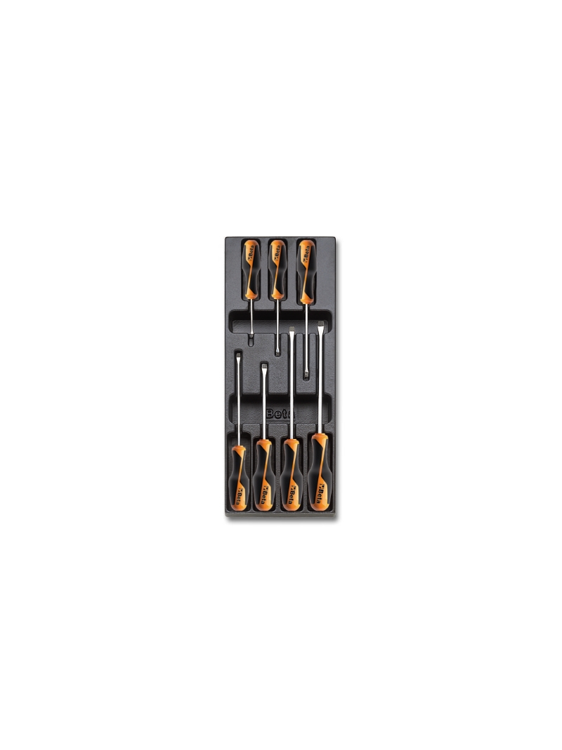 Beta Harde voorgevormde inzetbakken met assortiment gereedschap T198 - 024240198