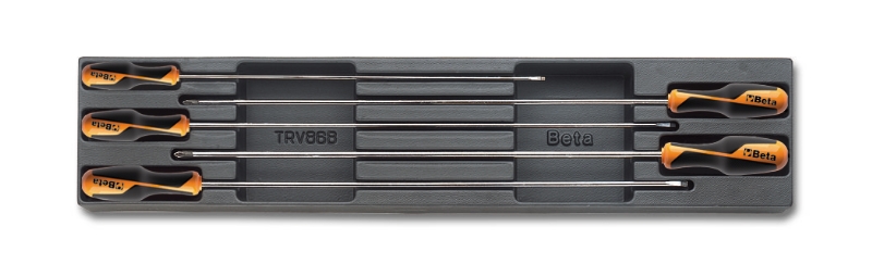 Beta Harde voorgevormde inzetbakken met assortiment gereedschap T209 - 024240209