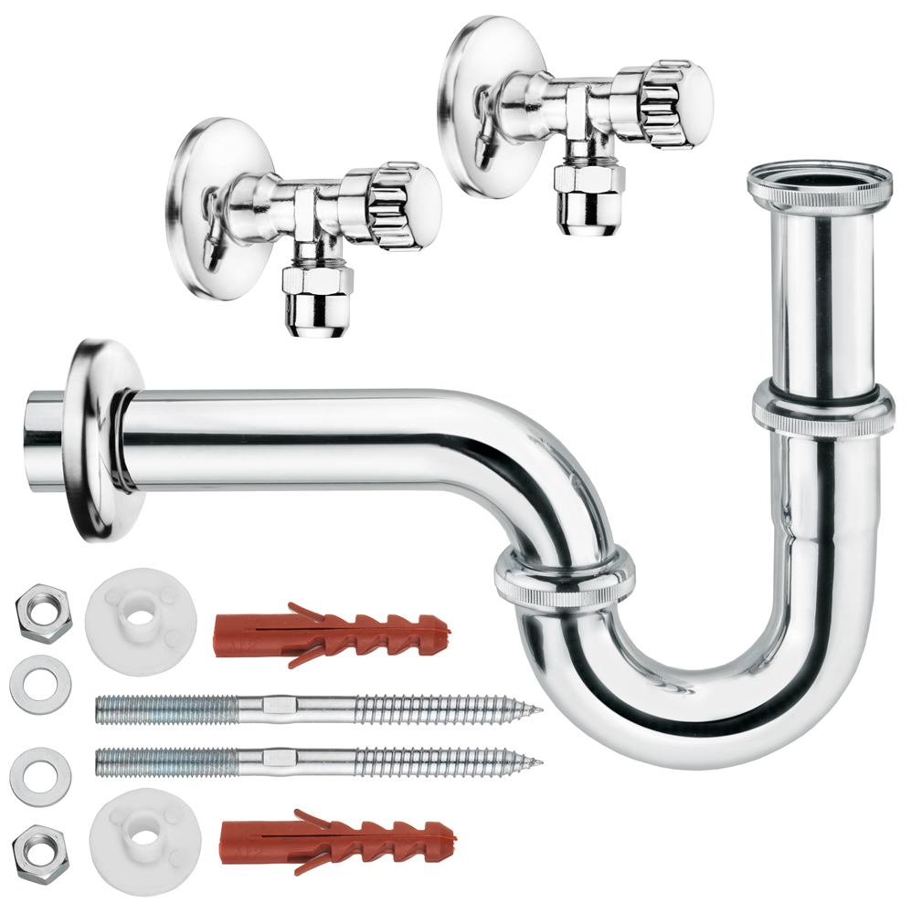 Cornat Complete Installatie-Set &apos;Sifon&apos; Ch - T317507