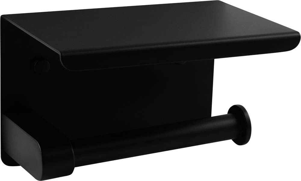 Cornat Toiletrolhouder Planchet Zwart T364205