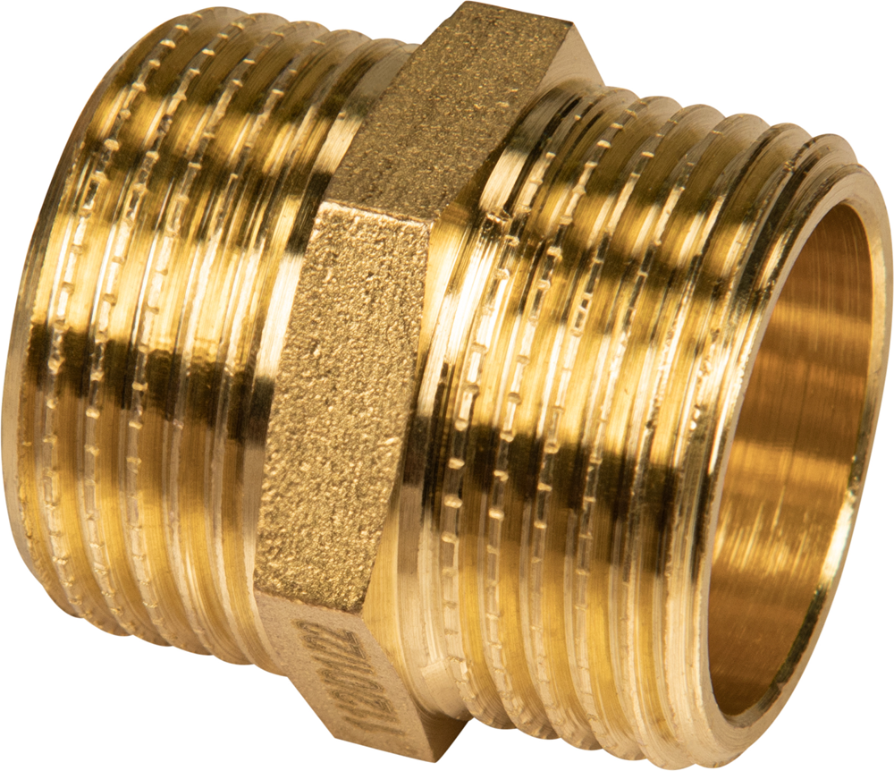 Cornat Messing Ms Dubbelnippel Mm 3 4 * T396602