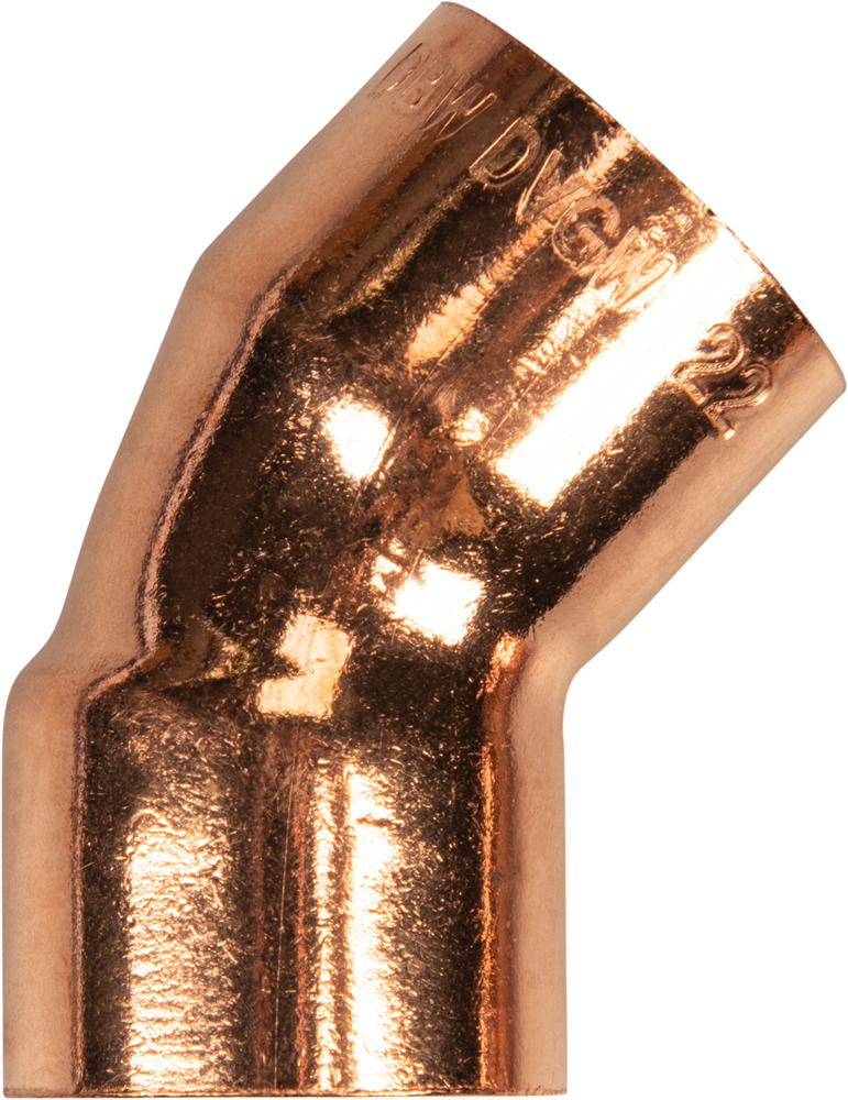 Cornat Cu-Soldeer Knie 2S 45Gr 22Mm T504122