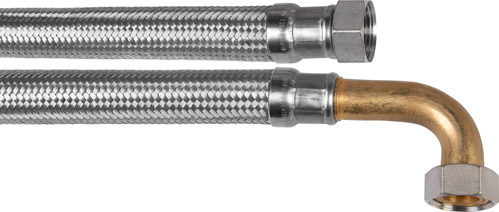 Cornat Hoek-Inox-Slang 1&apos;&apos;Vx500X1&apos;&apos;V - T596016