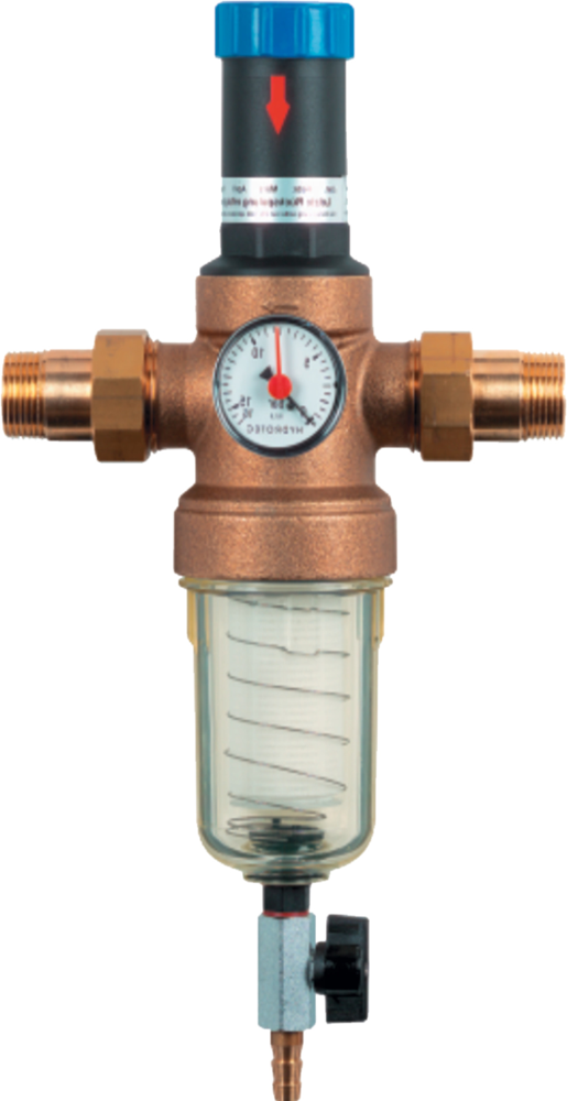 Cornat Terugspoelfilter 1&apos;&apos; + Manometer T597111