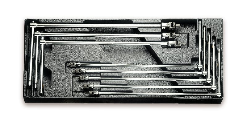 Beta Harde voorgevormde inzetbakken met assortiment gereedschap T65 - 024240065