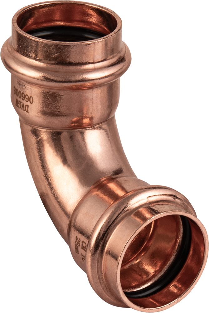 Cornat Perskoppeling Boog 90Gr 28Mm T650228B