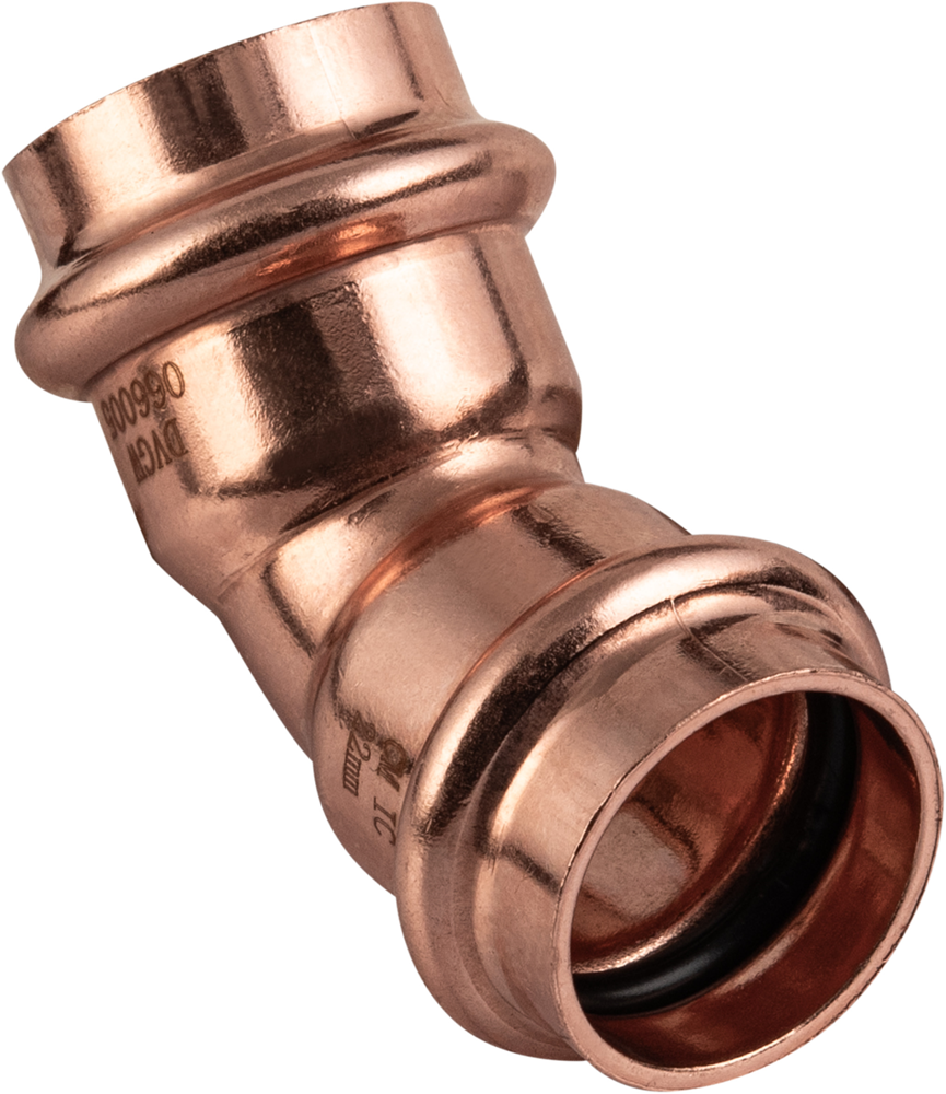 Cornat Perskoppeling Boog 45Gr 22Mm T650422B