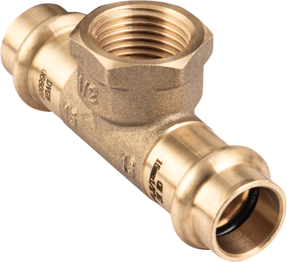 Cornat Perskoppeling T-Stuk 15Mm-1 2-15Mm T65311512B
