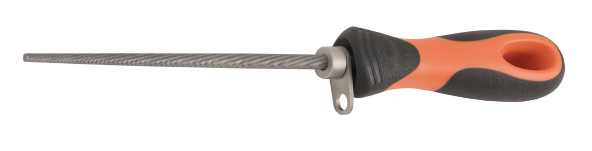 Bahco Ronde vijl ERGO™ | met veiligheisring | met hecht | halfzoet | 150 mm - TAH1-230-06-2-2