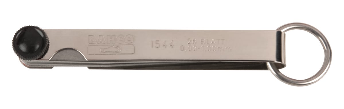 Bahco Voelermaat | met veiligheidsring | 0.03-1.00 mm | 26 bladen | 100 mm TAH1544