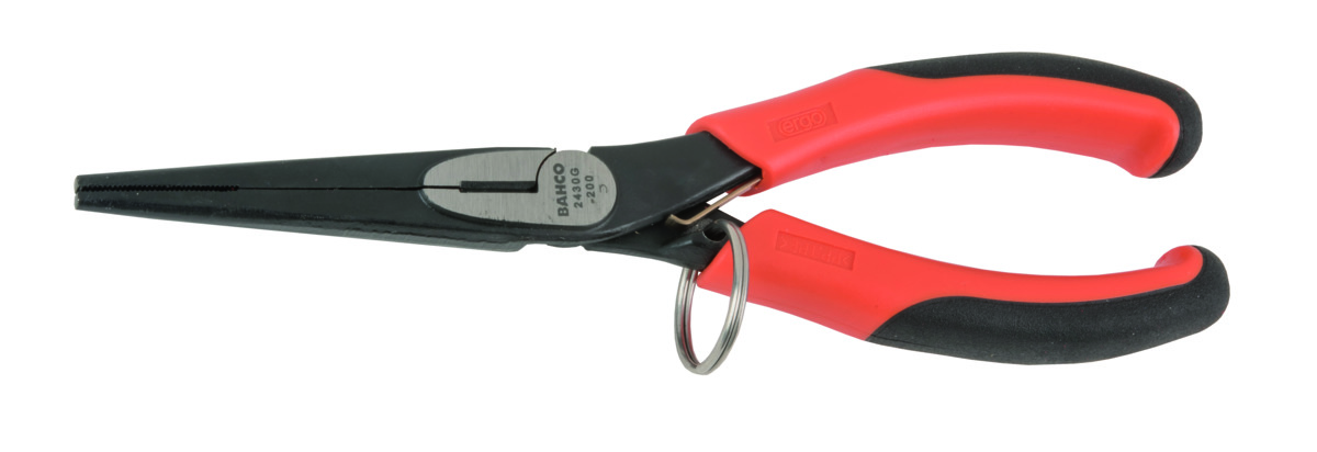 Bahco Punttang ERGO™ | met veiligheidsring | lang | tweecomponentengrepen | gefosfateerd | 200 mm TAH2430G-200