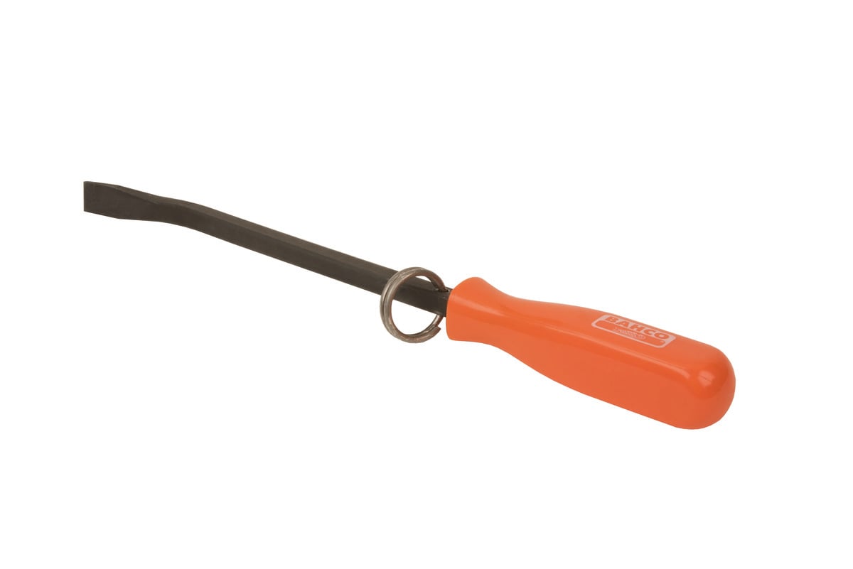 Bahco Breekijzer | met veiligheidsring | PVC handgreep | plat uiteinde | 300 mm TAH2484-30
