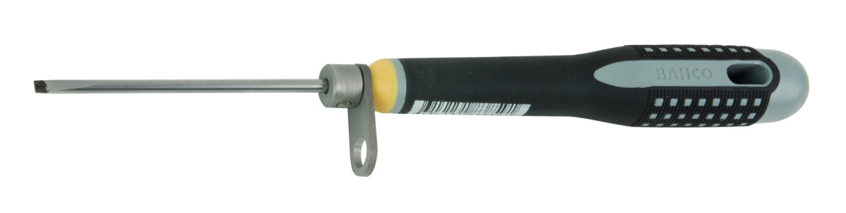Bahco Schroevendraaier ERGO™ | met veiligheidsring | driecomponentengreep | rechte punt | gleuf | 1.2 mm x 6.5 mm x 150 mm TAHBE-8252
