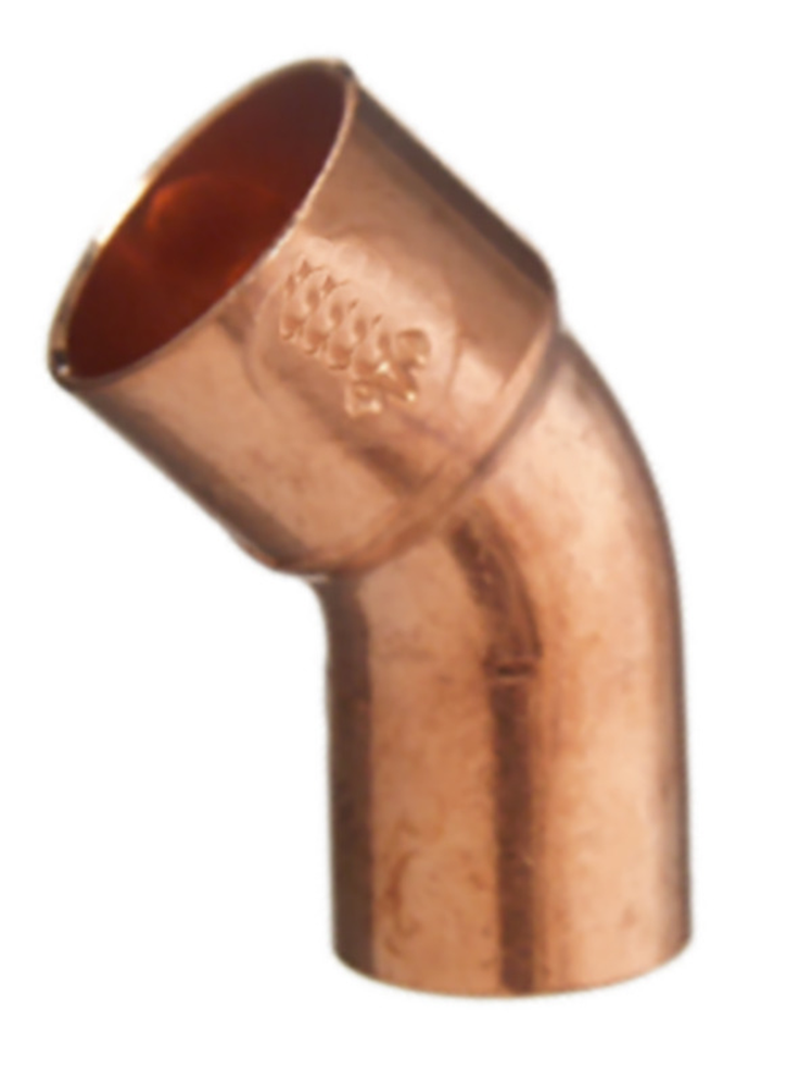 Cornat Cu-Soldeer Knie 1S 45Gr 15Mm (2St) TD504015
