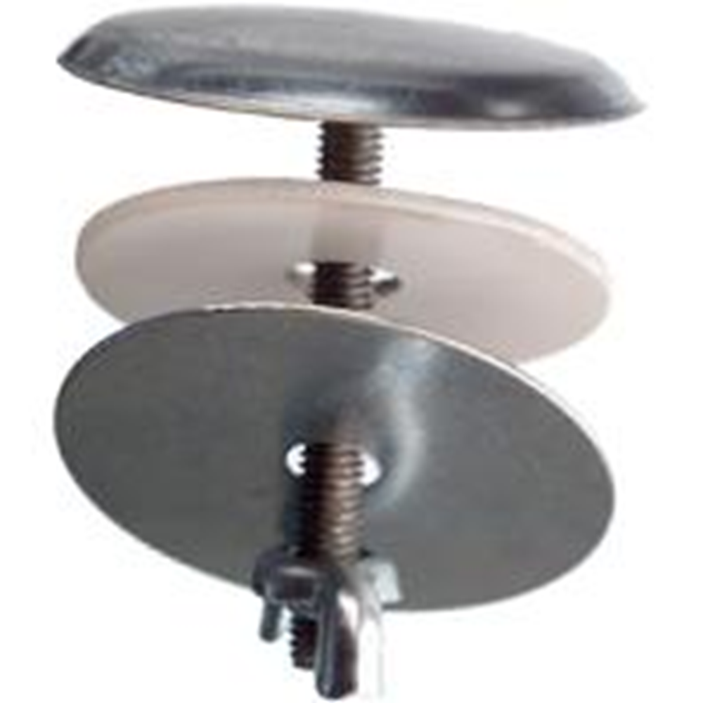 Cornat Afdekplaatje 40Mm + Vleugelmoer Ch TEC319599
