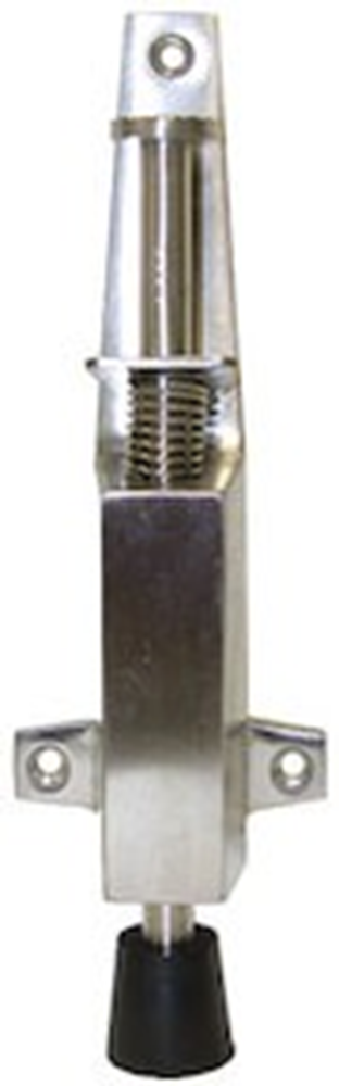ASSA ABLOY RVS deurstopper | deurvastzetter hoogte 165mm | rubber ø24mm | grendel Ø10mm. - P000238198-001-001