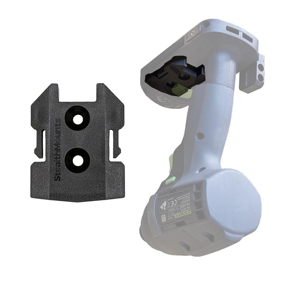 Stealthmounts Gereedschapbevestigingen voor Festool 18v | Zwart | 4 stuks - TM-FT18-BLK-4