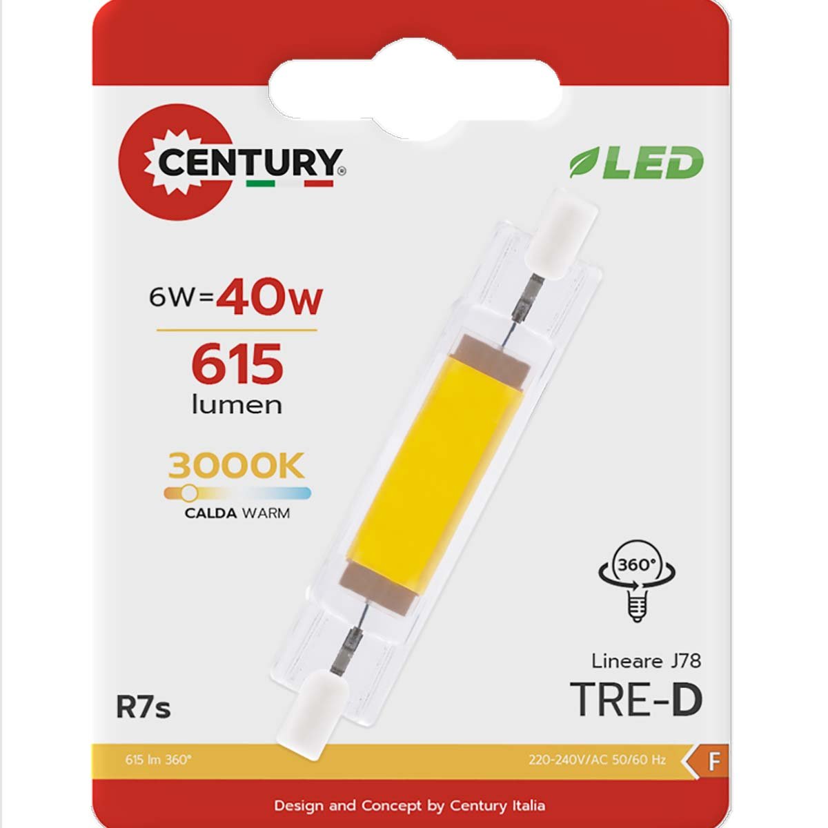 Nedis LED-lamp R7S 6 W 615 lm 3000 K - TRCOB-057830BL