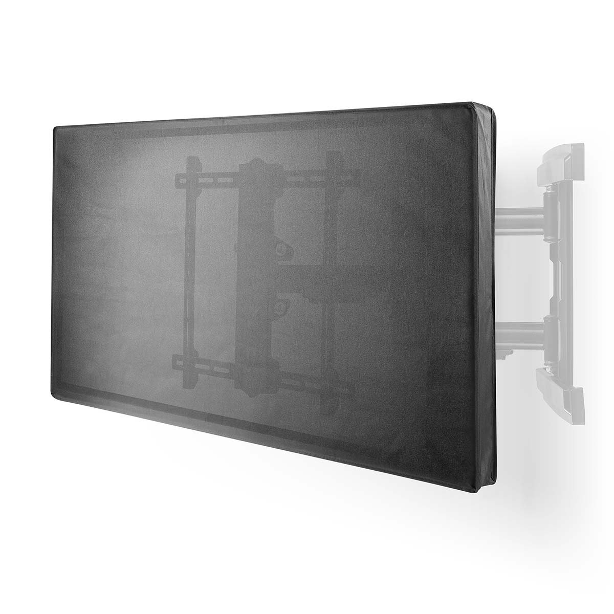 Nedis TV-Beschermhoes voor Buiten | Scherm afmeting: 65 70 " | Supreme Quality Oxford | Zwart TVOC6570BK