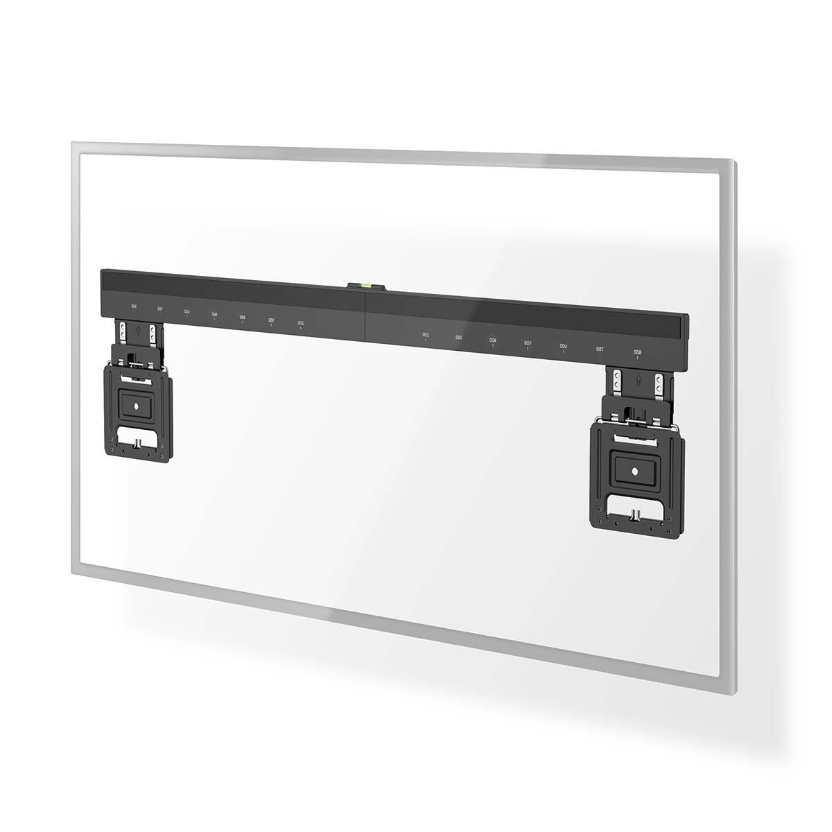 Nedis Vaste TV-Muurbeugel | 43 100 " | Maximaal schermgewicht: 75 kg | Minimale muurafstand: 9.50 mm | Staal | Zwart TVWM5090BK
