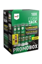 Tec7 Combipack FoamTack Pro | 10 x FoamTack Pro lijmschuim + Cleaner + Pistool - 670999000