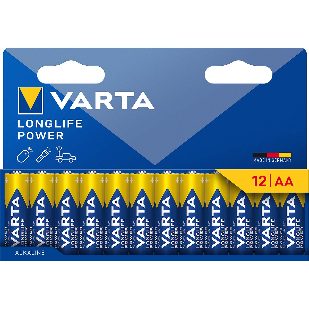 Varta Alkaline Batterij AA 1.5 V High Energy 12-Pack - VARTA-4906-12C