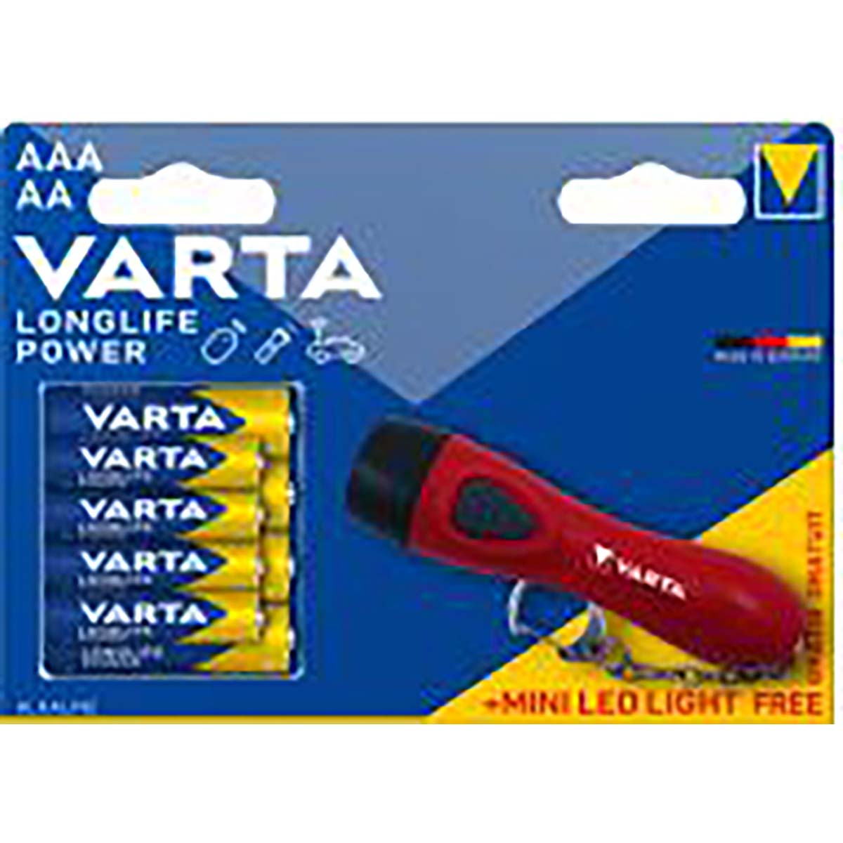 Varta Alkaline Batterij AA High Energy 8-Promotional Blister -92400