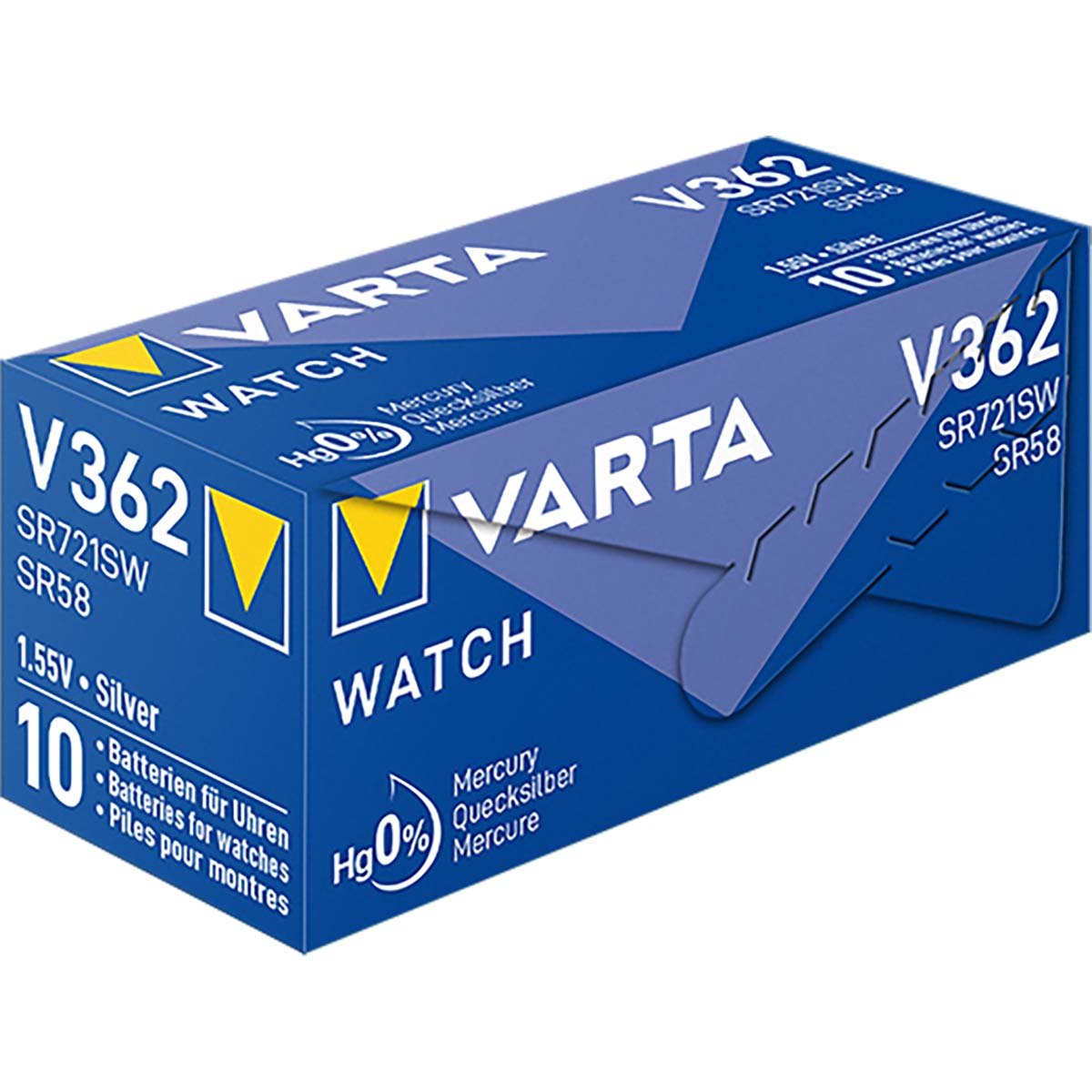 Varta Zilveroxide Batterij SR58 1.55 V 21 mAh 1-Pack - VARTA-V362