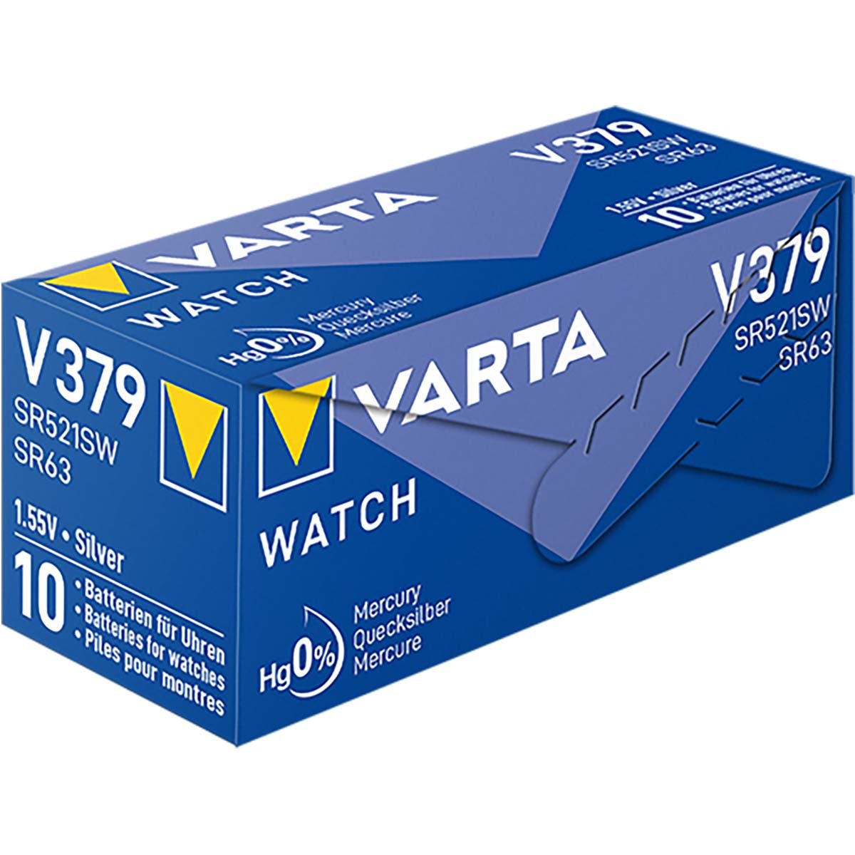 Varta Zilveroxide Batterij SR63 1.55 V 12 mAh 1-Pack - VARTA-V379