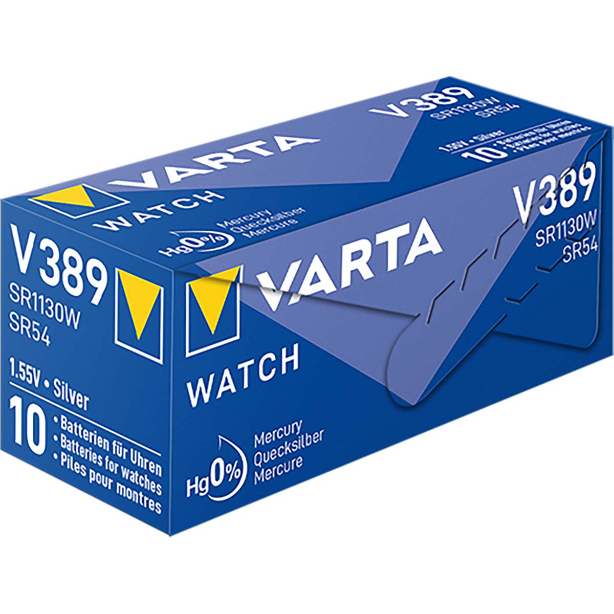 Varta Zilveroxide Batterij SR54 1.55 V 85 mAh 1-Pack - VARTA-V389