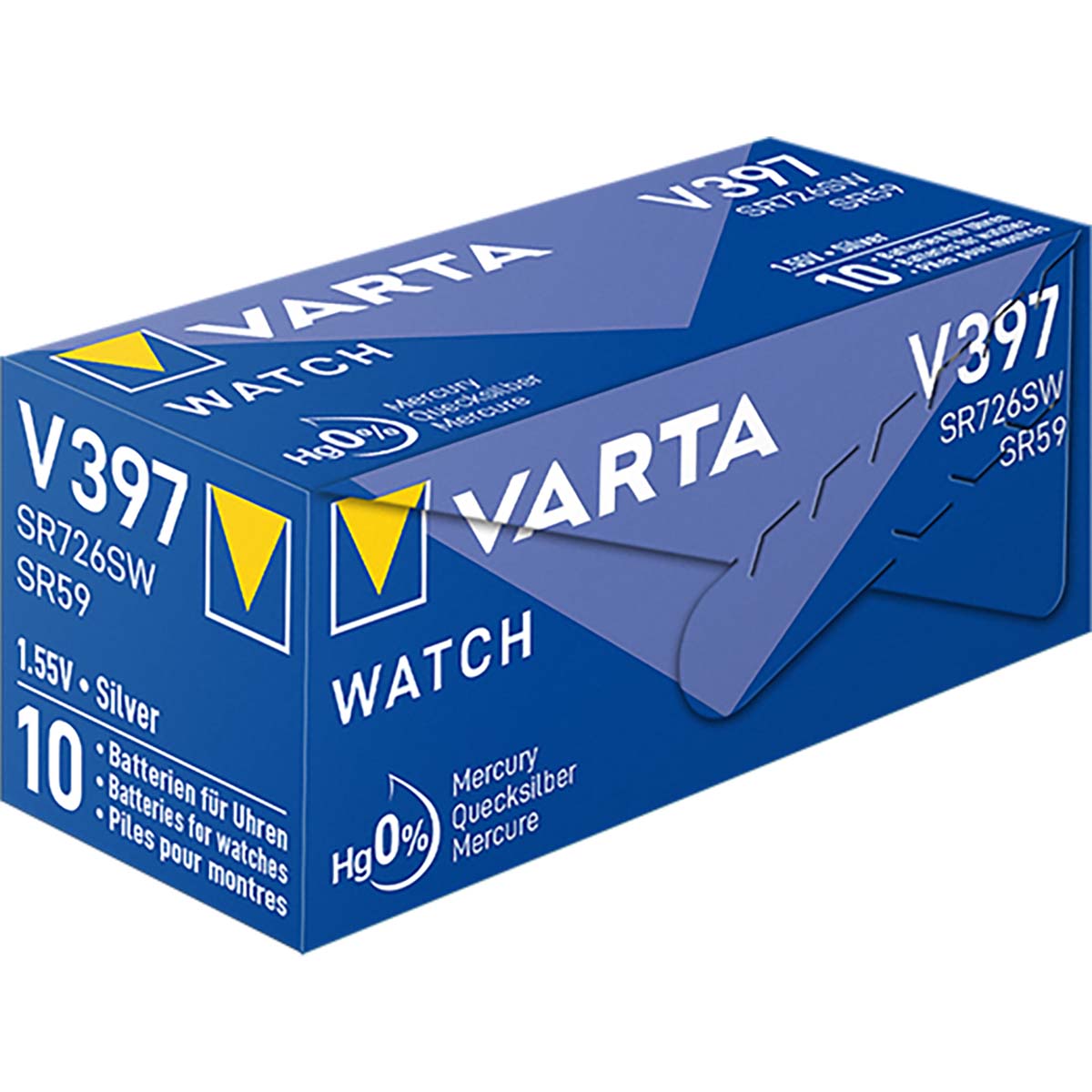Varta Zilveroxide Batterij SR59 1.55 V 30 mAh 1-Pack - VARTA-V397