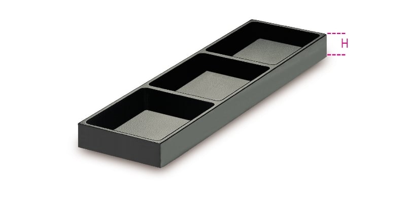 Beta Inzetbakken, vervaardigd uit kunststof, voor gereedschapwagen C38 VP-3SC - 088880356
