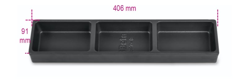 Beta Vp7-C ABS Thermogevormde Bak | 3 Vakken - 088880361