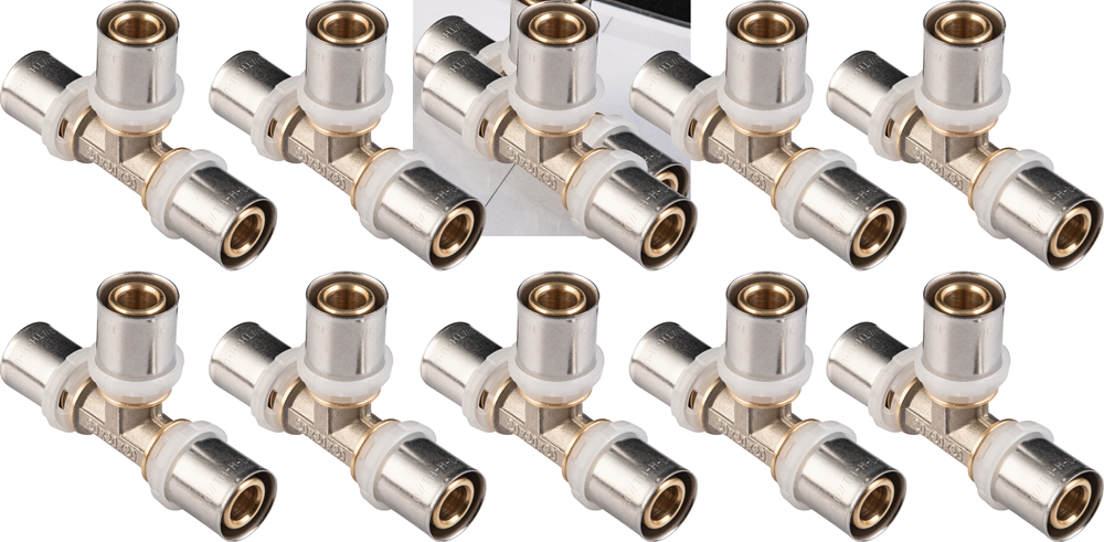Cornat Perskoppeling T-Stuk 20Mm 10S Ms-A2 VRPTP500420N