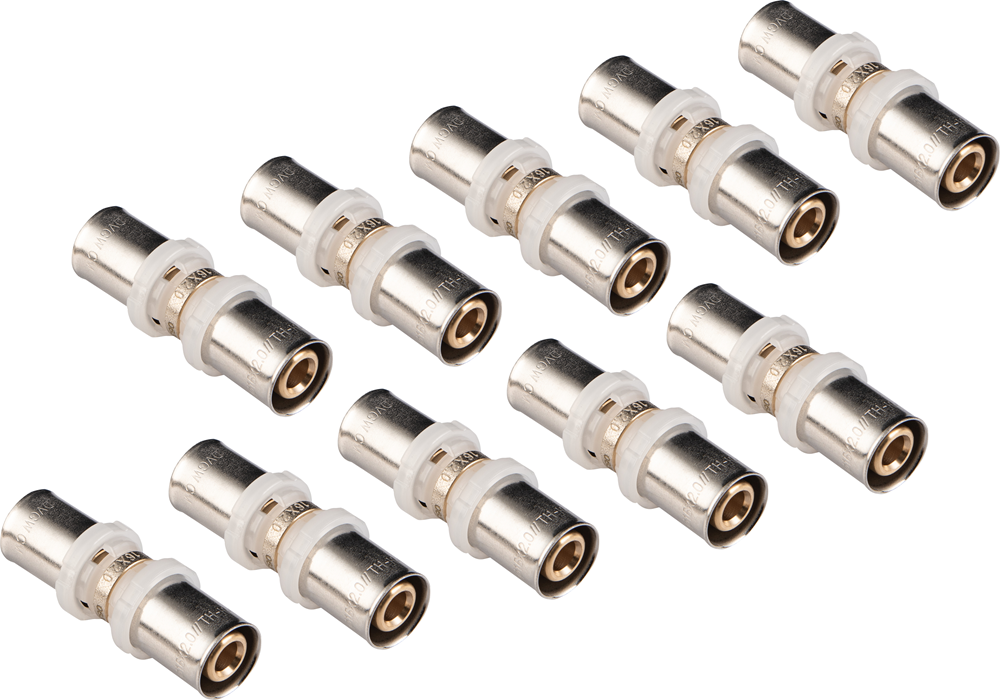 Cornat Perskoppeling 16X16Mm 10St Ms-A2 VRPTP500650N