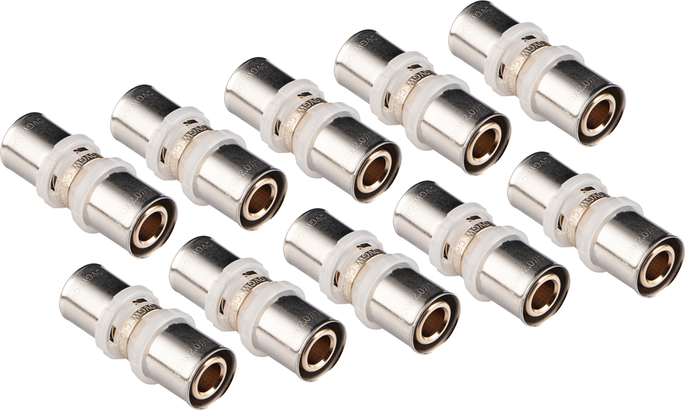 Cornat Perskoppeling 20X20Mm 10St Ms-A2 VRPTP500655N