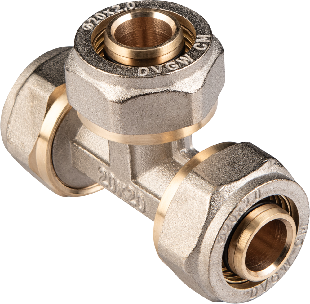 Cornat Vrs T-Stuk 20X20X20Mm Ms-Ni VRS670620N